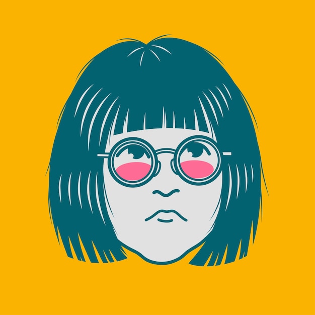Diseño de personajes avatar plano minimalista 122