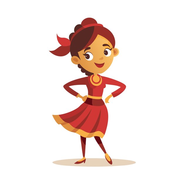 Diseño de personajes de dibujos animados profesionales Ilustración vectorial hermosa