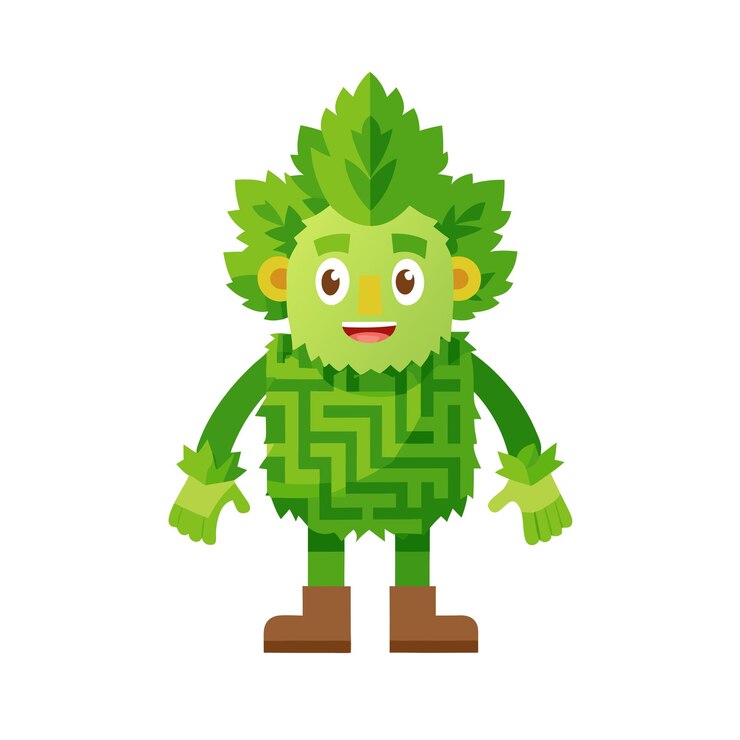 Vector diseño de personajes de dibujos animados profesionales ilustración vectorial hermosa