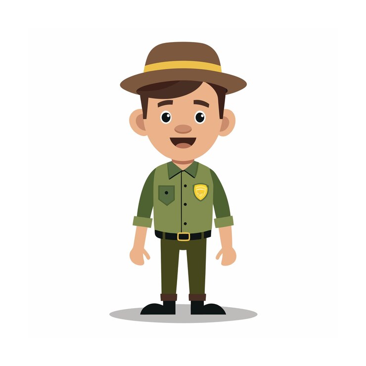 Vector diseño de personajes de dibujos animados profesionales ilustración vectorial hermosa