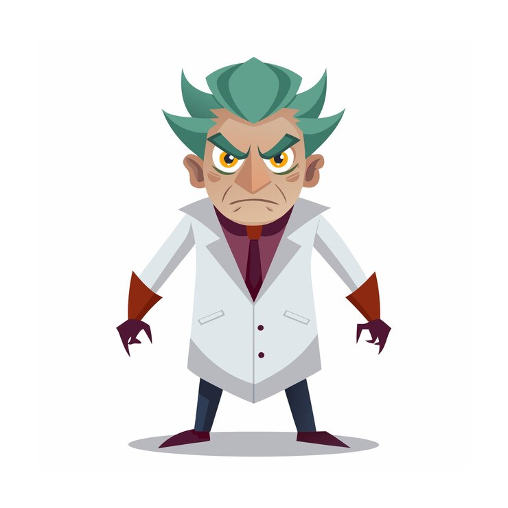 Diseño de personajes de dibujos animados profesionales Ilustración vectorial hermosa