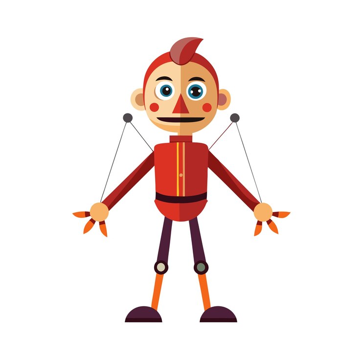 Vector diseño de personajes de dibujos animados profesionales ilustración vectorial hermosa