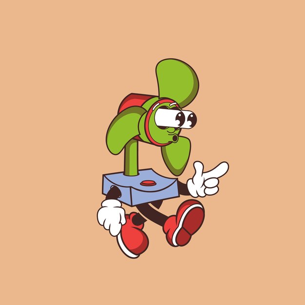 Diseño de personajes retro de fanáticos conmocionados