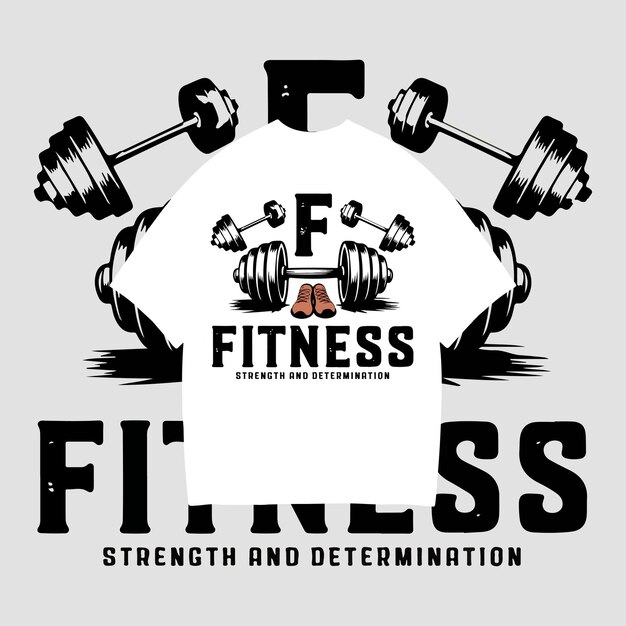 diseño personalizado de camisetas de fitness modernas