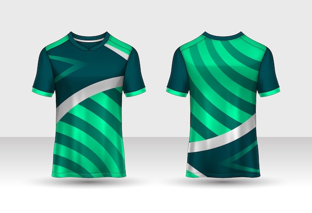 Diseño personalizado dinámico de camiseta deportiva de fútbol