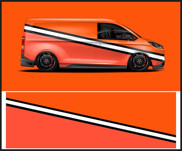 Diseño personalizado de envoltura de furgoneta