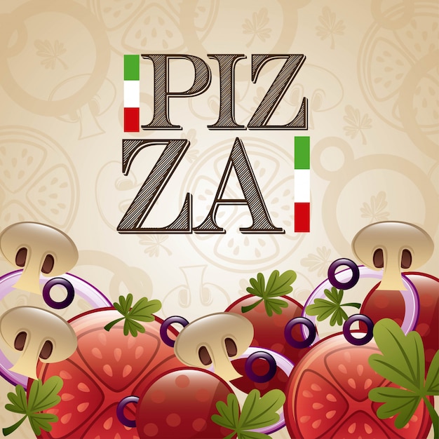 diseño de pizza