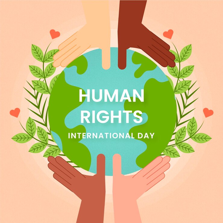 Diseño plano día internacional de los derechos humanos
