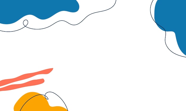 Diseño plano diseño de fondo abstracto