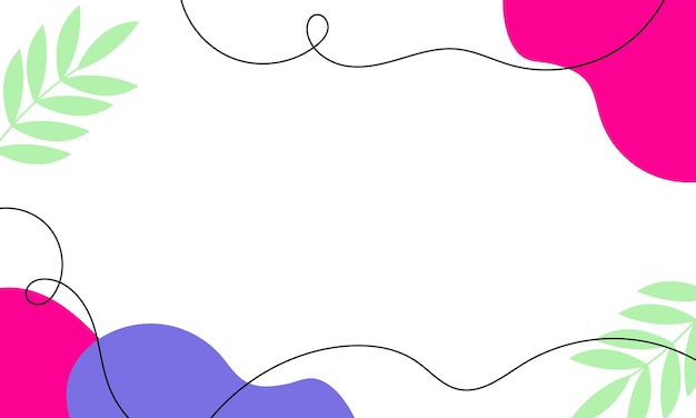 Diseño plano diseño de fondo abstracto