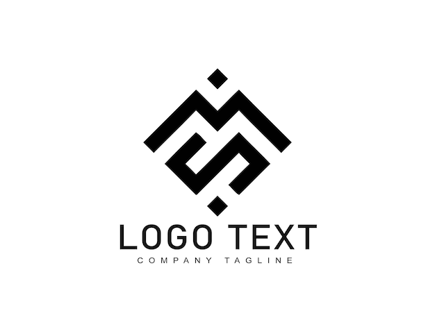 Diseño plano Diseño del logotipo de la letra S
