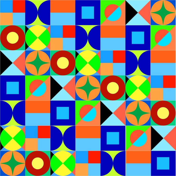 Vector diseño plano elementos geométricos ilustración para el diseño de elementos de sitio web, etc.