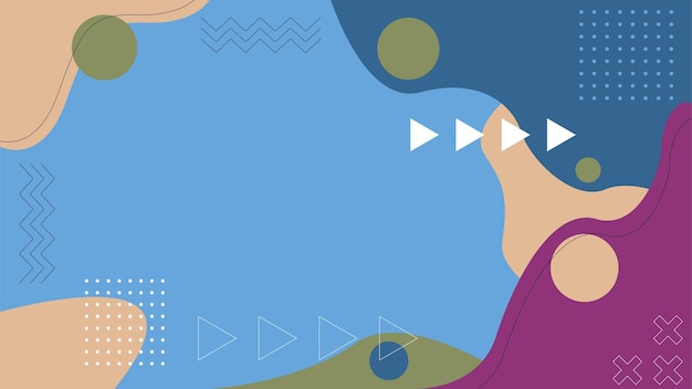 diseño plano fondo abstracto ilustración vectorial EPS 10