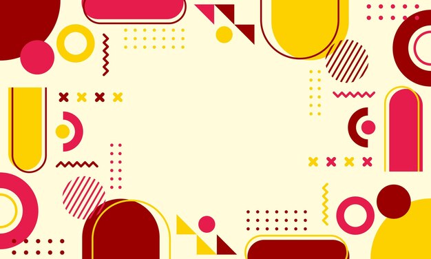 diseño plano de fondo geométrico abstracto