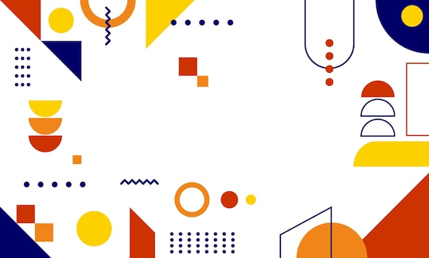 diseño plano de fondo geométrico abstracto