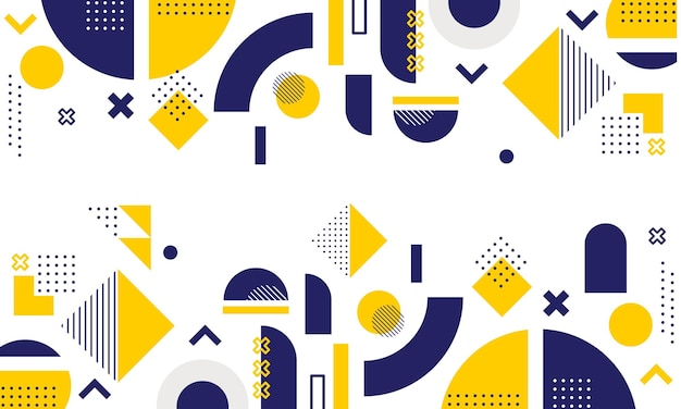 diseño plano de fondo geométrico abstracto