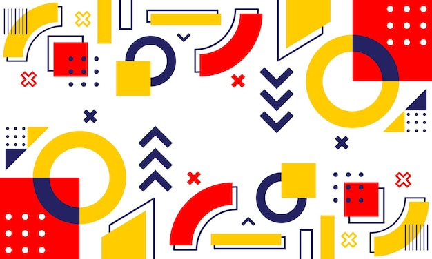 diseño plano de fondo geométrico abstracto