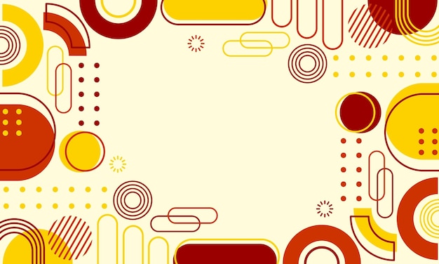 diseño plano de fondo geométrico abstracto