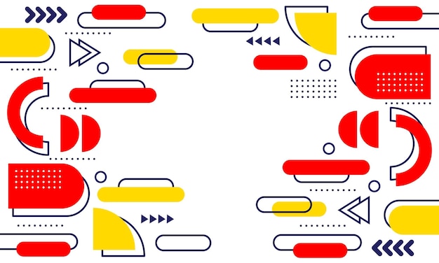 diseño plano de fondo geométrico abstracto