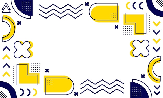 diseño plano de fondo geométrico abstracto