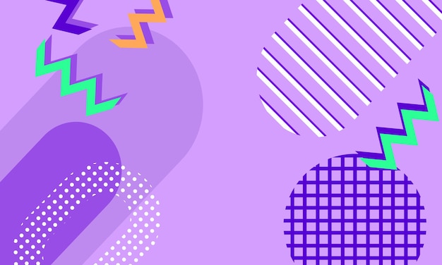 Diseño plano de fondo geométrico abstracto