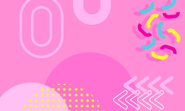 Diseño plano de fondo geométrico abstracto