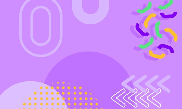 Diseño plano de fondo geométrico abstracto