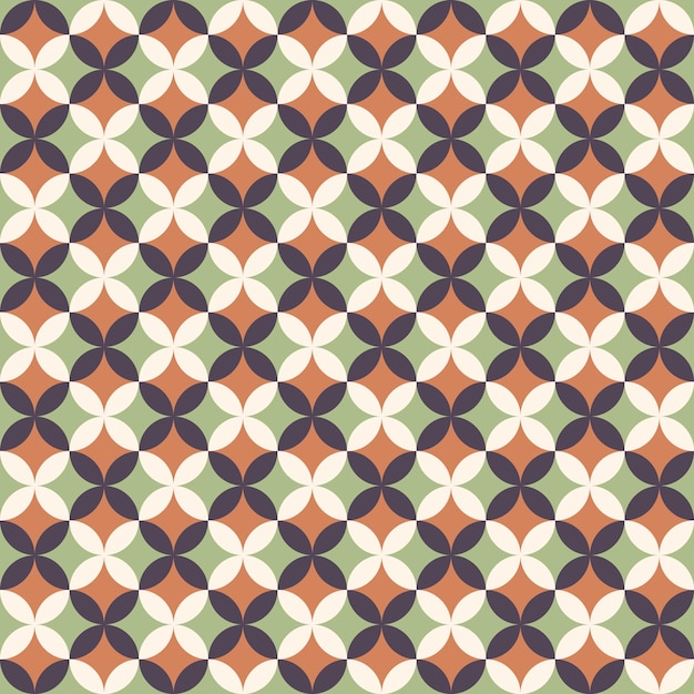 Vector diseño plano geométrico abstracto azulejos de patrones sin fisuras