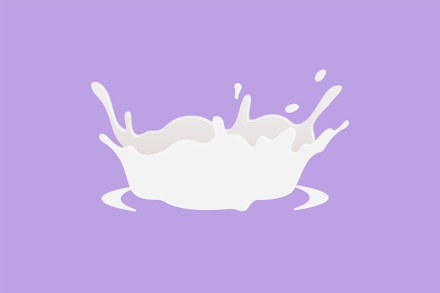 Diseño plano gráfico dibujo de primer plano de salpicaduras de agua frescas y claras aisladas sobre fondo azul Salpicadura de agua concepto de forma refrescante icono de logotipo símbolo de etiqueta estilo de dibujos animados ilustración vectorial