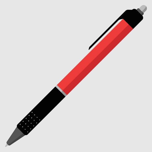 Diseño plano del icono del bolígrafo