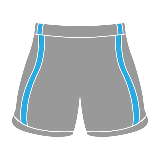 Diseño plano de icono de pantalones cortos