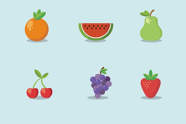 diseño plano de ilustración de alimentos
