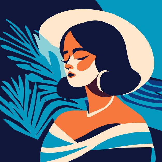 Diseño Plano Matisse Arte Vectorial Influenciado