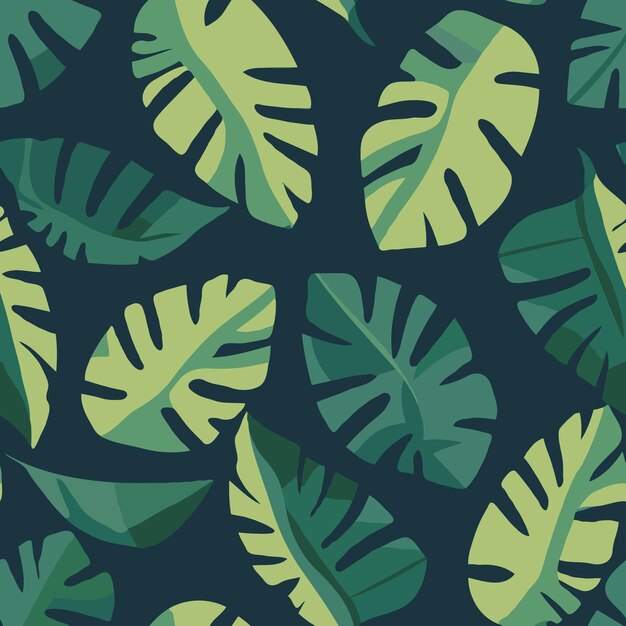 diseño plano minimalista de ilustración vectorial de la hoja de montserrat