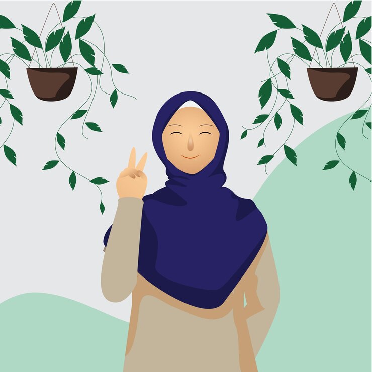 Vector diseño plano de mujer