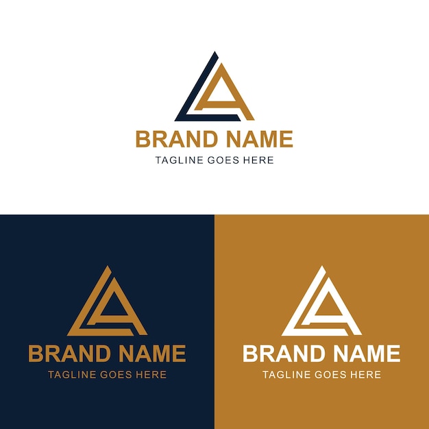 Diseño plano y el paquete de logotipos