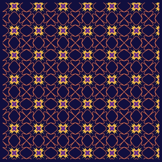 diseño plano de patrón sin costuras de hojas y flores