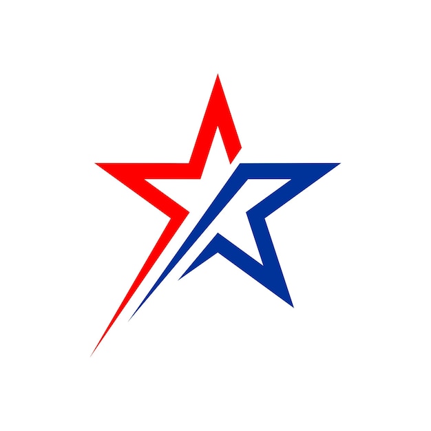 Diseño plano de plantilla de logotipo vectorial de icono de letra D