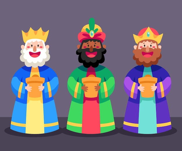 Diseño plano reyes magos