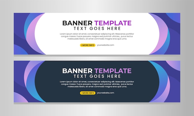 Diseño de plantilla de banner empresarial