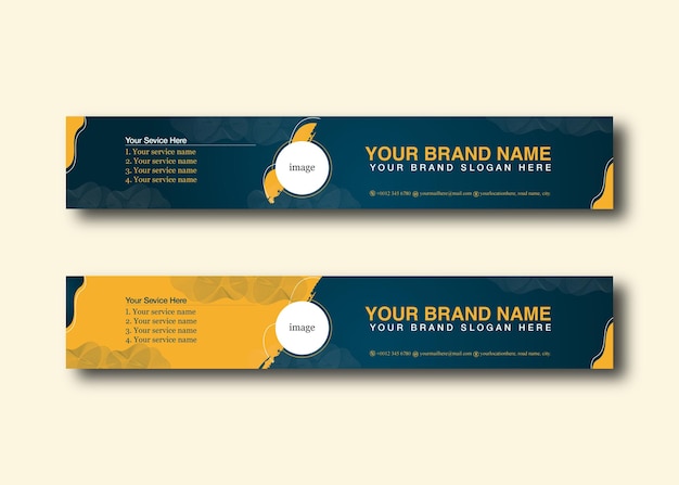 Diseño de plantilla de banner de LinkedIn