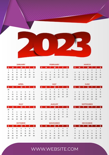 Diseño de plantilla de calendario de pared 2022 - 12 meses