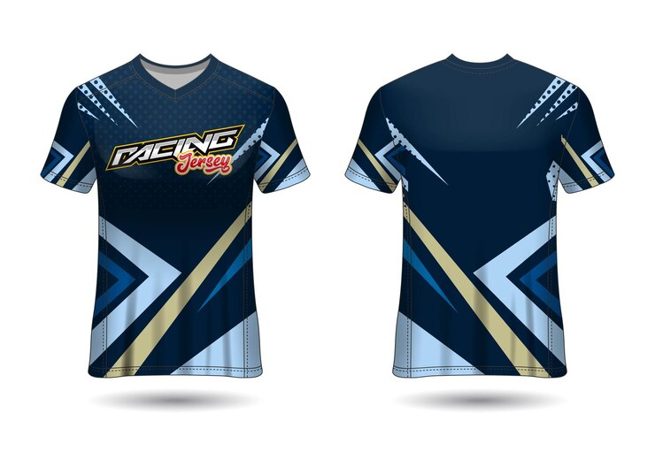 Diseño de plantilla de camiseta de carreras