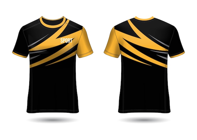 Diseño de plantilla de camiseta deportiva jersey