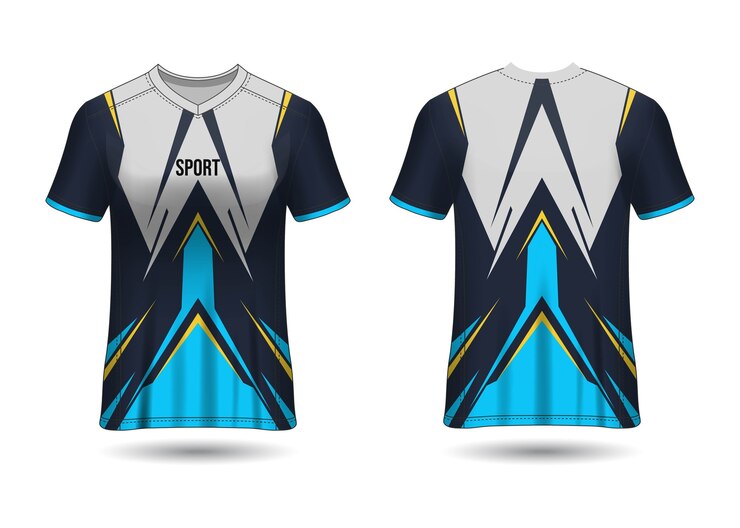 Diseño de plantilla de camiseta deportiva Jersey