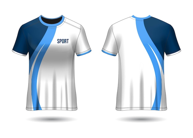 Diseño de plantilla de camiseta deportiva jersey