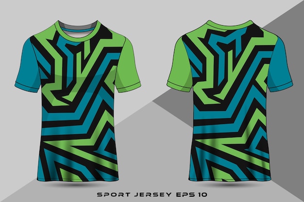 Vector diseño de plantilla de camiseta deportiva