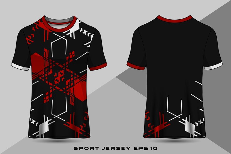 Diseño de plantilla de camiseta deportiva