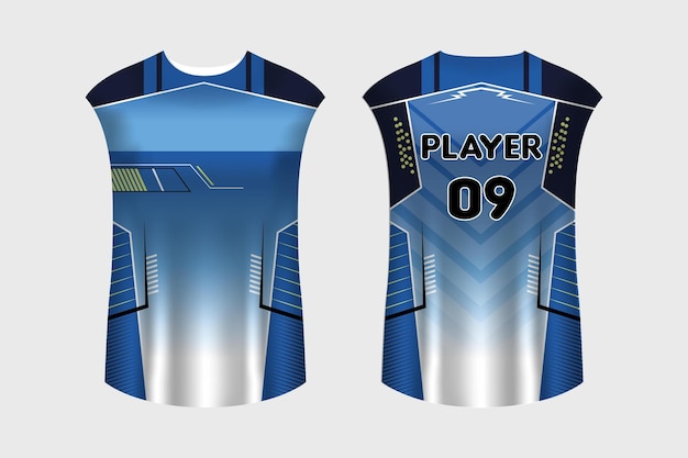 diseño de la plantilla de la camiseta deportiva