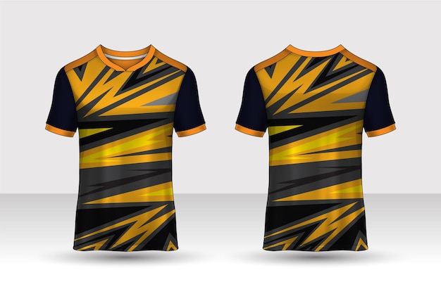 diseño de plantilla de camiseta para fútbol fútbol carreras juegos deportivos camiseta diseño abstracto
